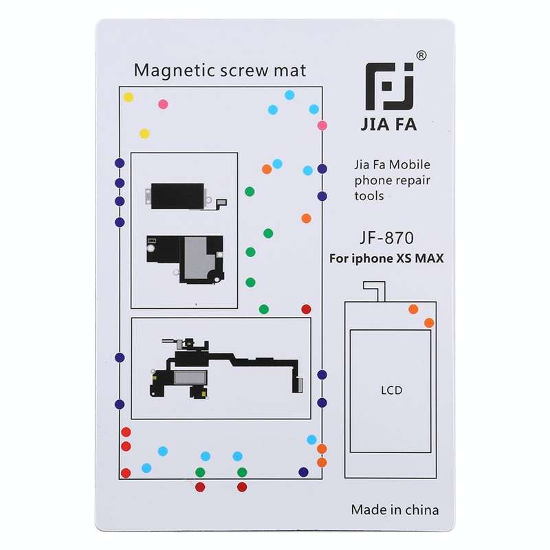 JIAFA JF-870 Magnetic Pad Screw Board for iPhone XS Max