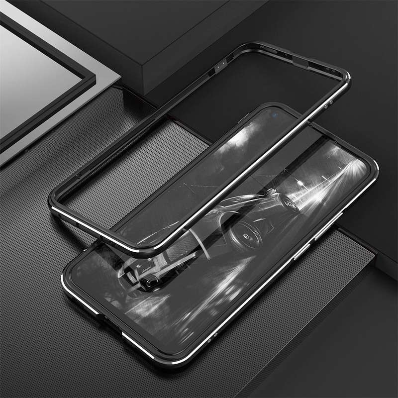 For Huawei Nova 7 Aluminum Alloy Shockproof Protective Bumper Frame(Black)