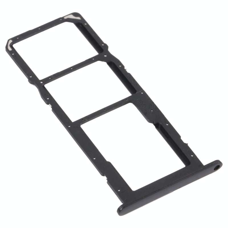 SIM Card Tray + SIM Card Tray + Micro SD Card Tray for Huawei P Smart 2021 (Black)