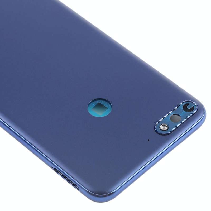 Back Cover with Side Keys for Huawei Y7 (2018)(Blue)