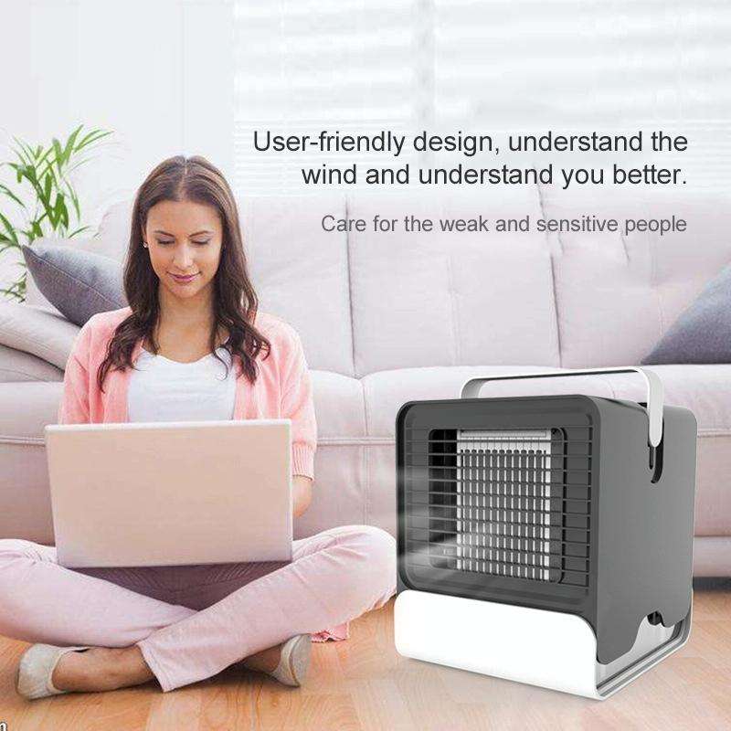 Spades A New Negative ion Air Conditioning Fan Household Humidification Air Cooler(Black)