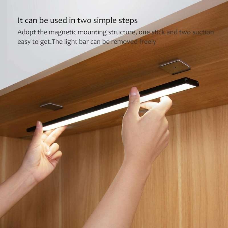 20cm Original Xiaomi Youpin YEELIGHT LED Smart Human Motion Sensor Light Bar Rechargeable Wardrob...