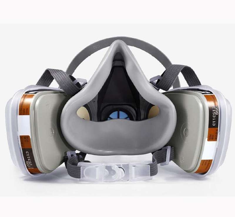 7 in 1 Suit Half Face Gas Mask Respirator Painting Spraying Dust Mask For 3 M 6200 N95 PM2.5 Gas ...