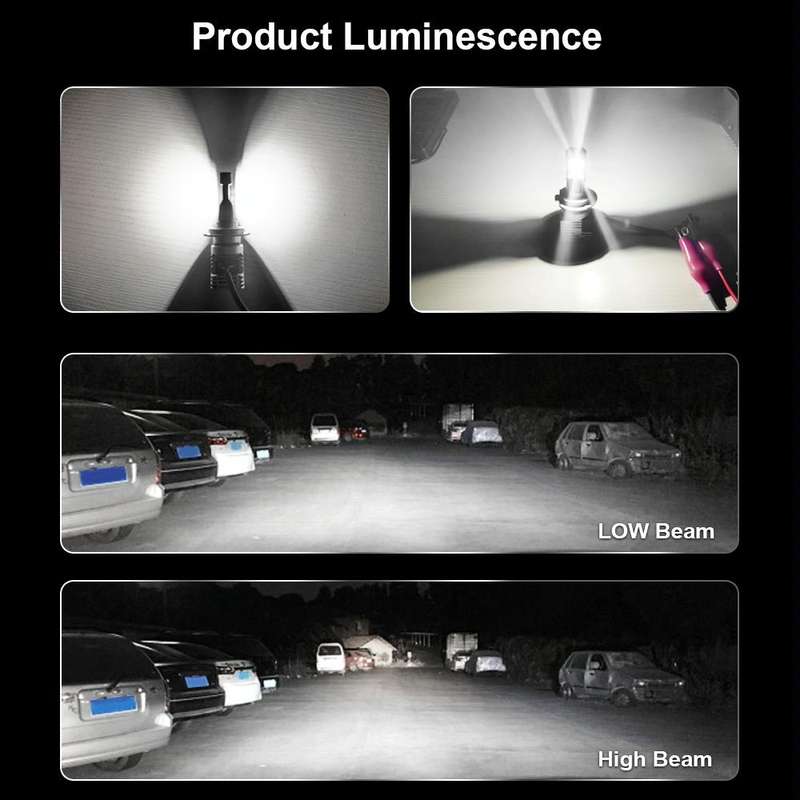 2 PCS M3 9005 / HB3 / H10 DC9-32V / 17W / 6500K / 2000LM IP68 Car LED Headlight Lamps(Cool White)