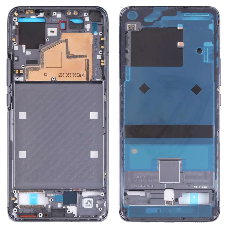 Original Front Housing LCD Frame Bezel Plate for Xiaomi Mi 11(Black)