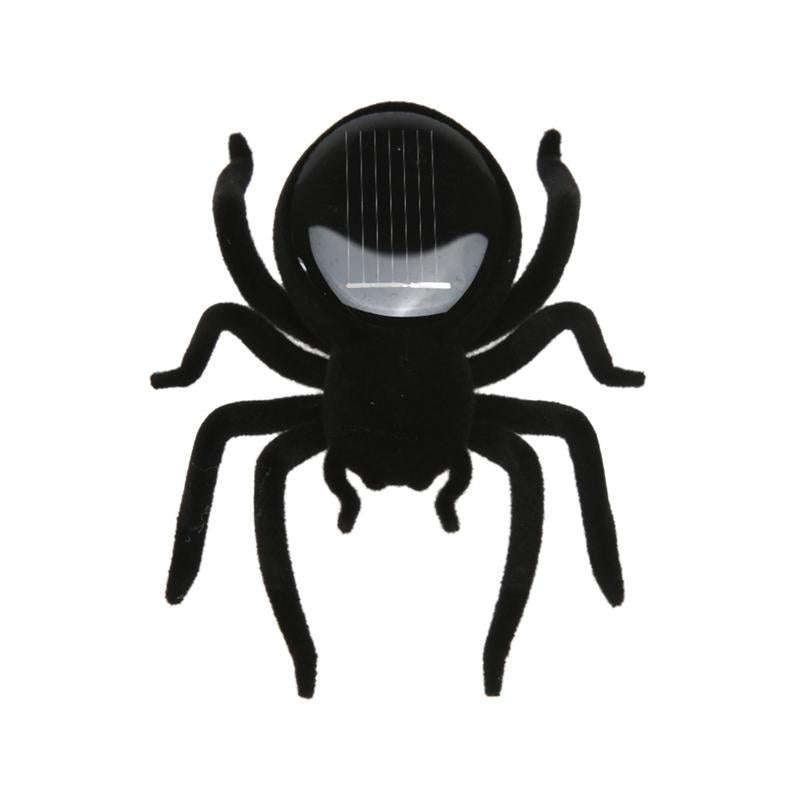Novelty Creative Gadget Solar Power Robot Insect Car Spider for Children