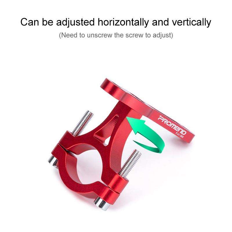 PROMEND FJJ-280N CNC Aluminum Alloy Bicycle Adapter Seat for Bottle Cage (Red)