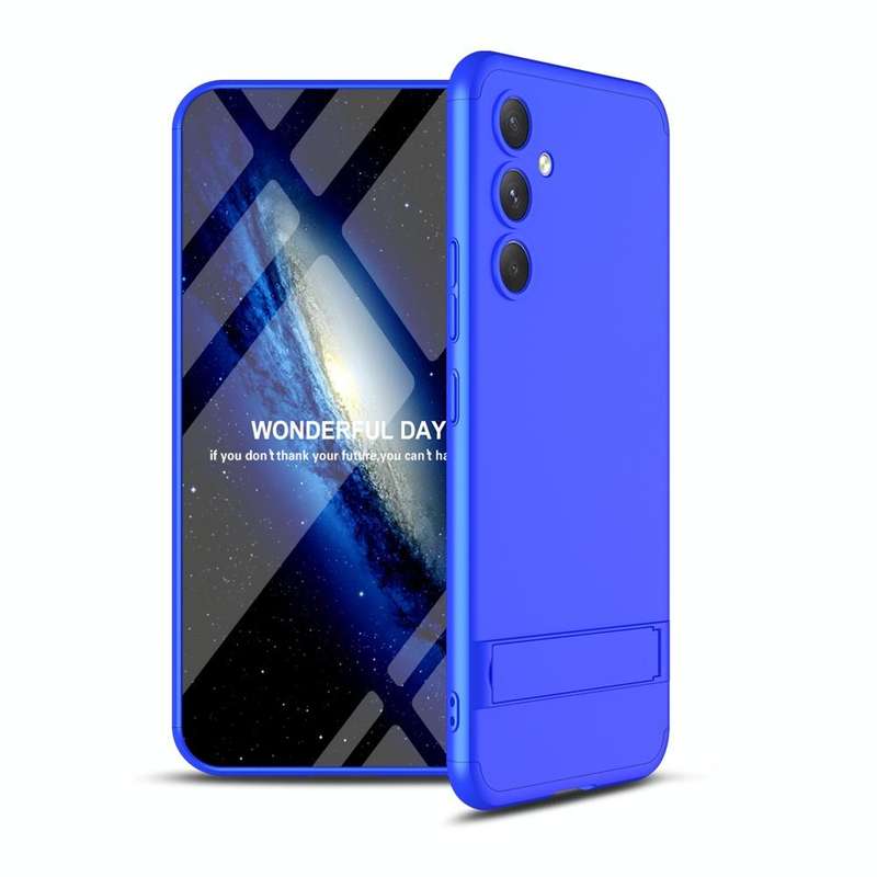 For Samsung Galaxy A54 5G GKK Three Stage Splicing Full Coverage PC Phone Case(Blue)