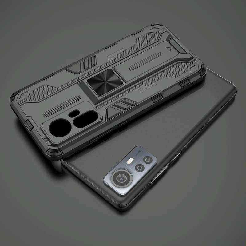 For Xiaomi 12S/12/12X Supersonic PC + TPU Shock-proof Phone Case(Black)