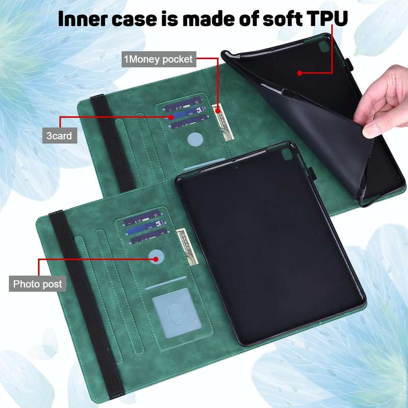 For Samsung Galaxy Tab S2 9.7 T815 Peacock Embossed Pattern TPU + PU Horizontal Flip Leather Case...