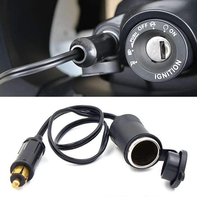 Car 15A 12-24V Multi-functional European Standard Connector Cigarette Lighter for BMW / Motorcycl...