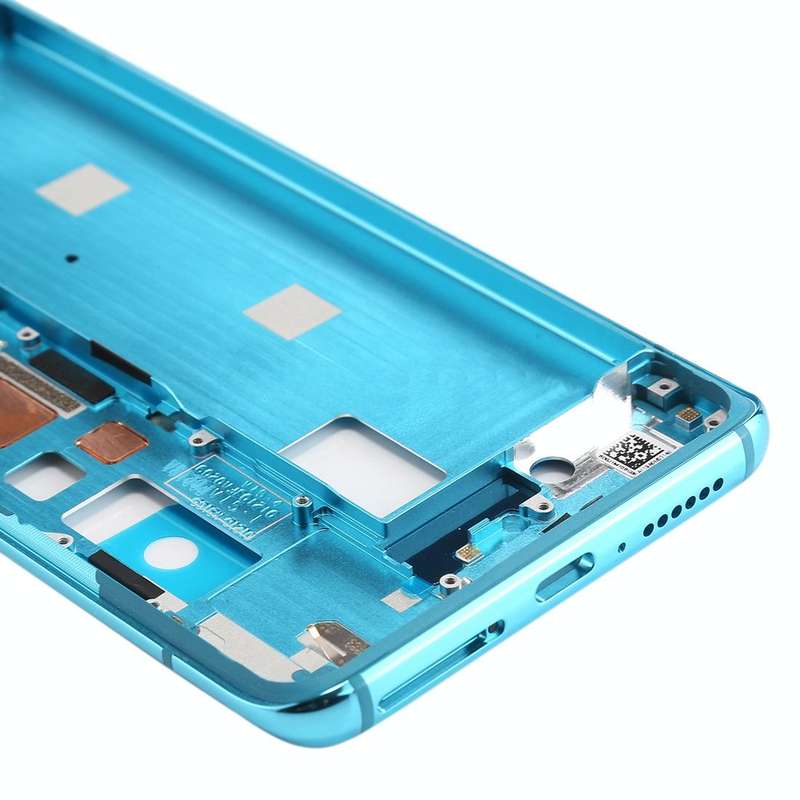Front Housing LCD Frame Bezel Plate for Xiaomi Mi 10 5G / Mi 10 Pro 5G(Blue)
