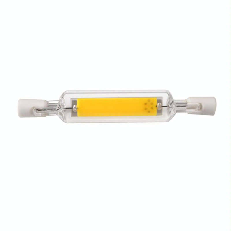 R7S 5W COB LED Lamp Bulb Glass Tube for Replace Halogen Light Spot Light,Lamp Length: 78mm, AC:22...