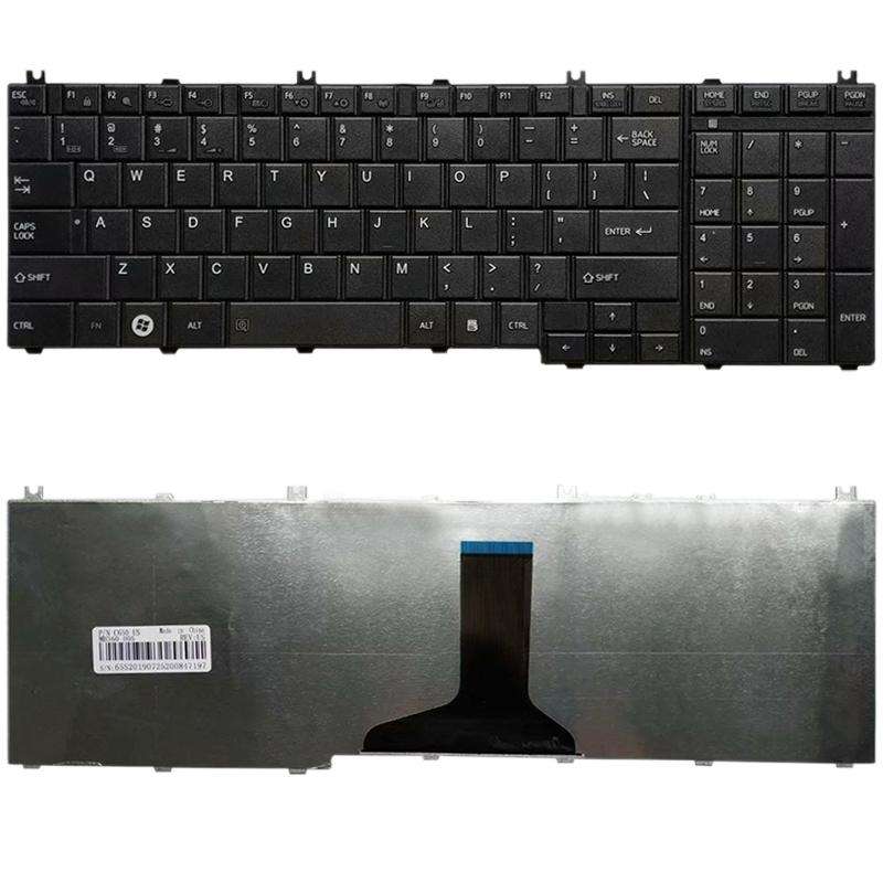 US Version Keyboard for Toshiba Satellite L670 L670D L675 L675D C660 C660D C655 L655 L655D C650 C...
