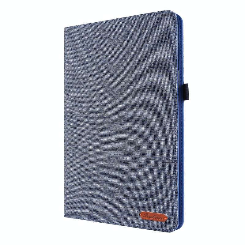 For Samsung Galaxy Tab S8 Ultra Horizontal Flip Fabric Leather Tablet Case with Card Slots & Hold...