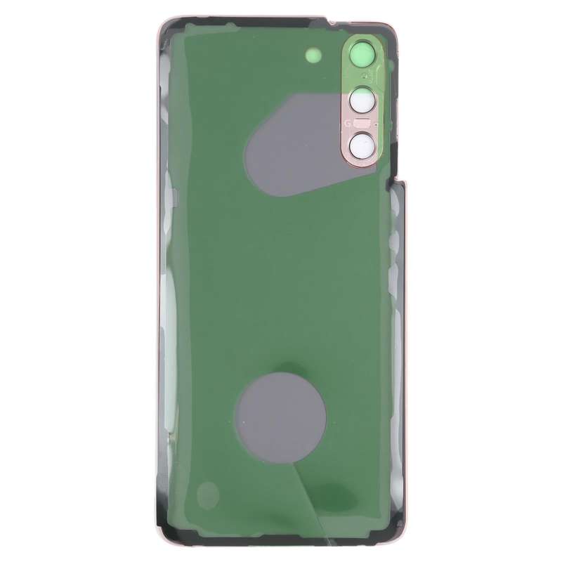 For Samsung Galaxy S21 5G Battery Back Cover with Camera Lens Cover (Pink)