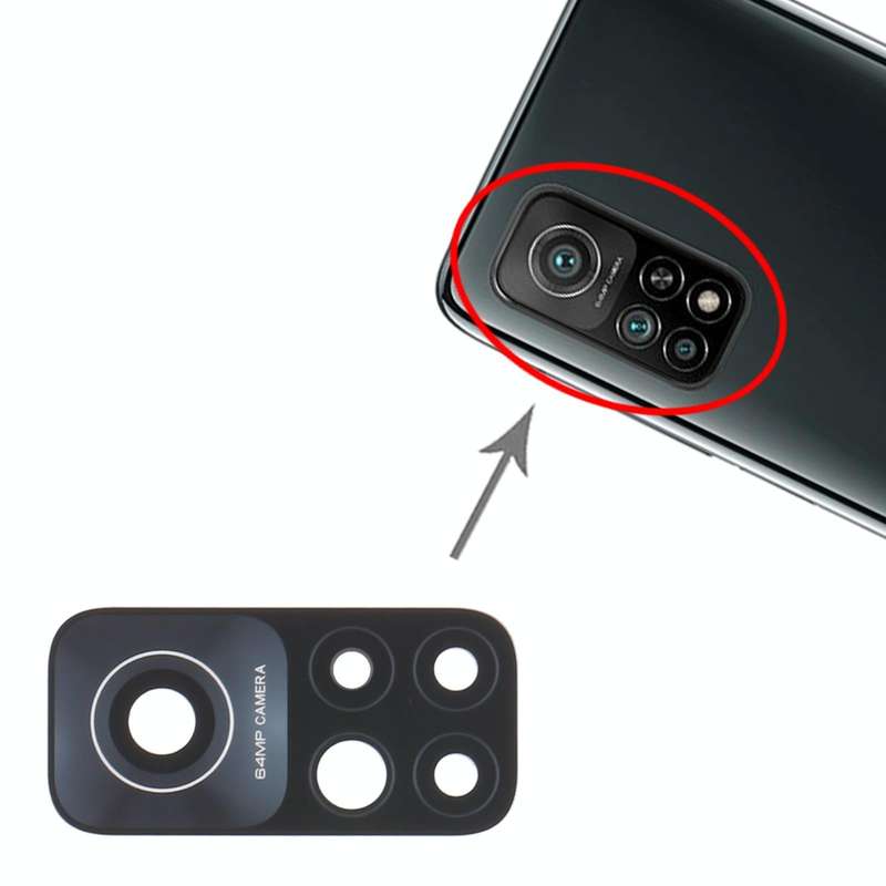 10 PCS Back Camera Lens for Xiaomi Mi 10T 5G / Redmi K30S / M2007J3SC, M2007J3SY