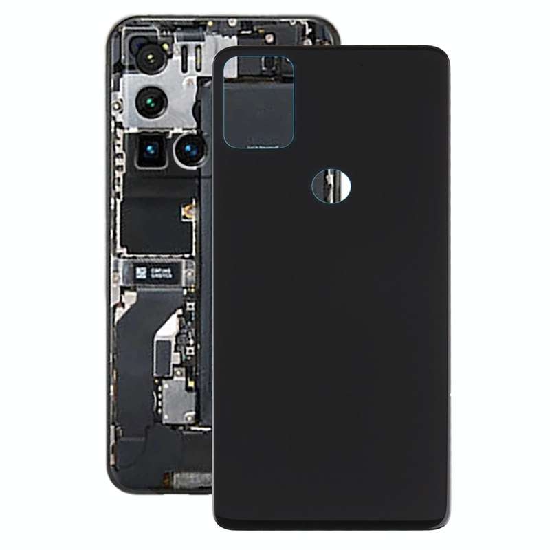 For Alcatel 3X 2020 5061 5061K 5061U Glass Battery Back Cover  (Black)