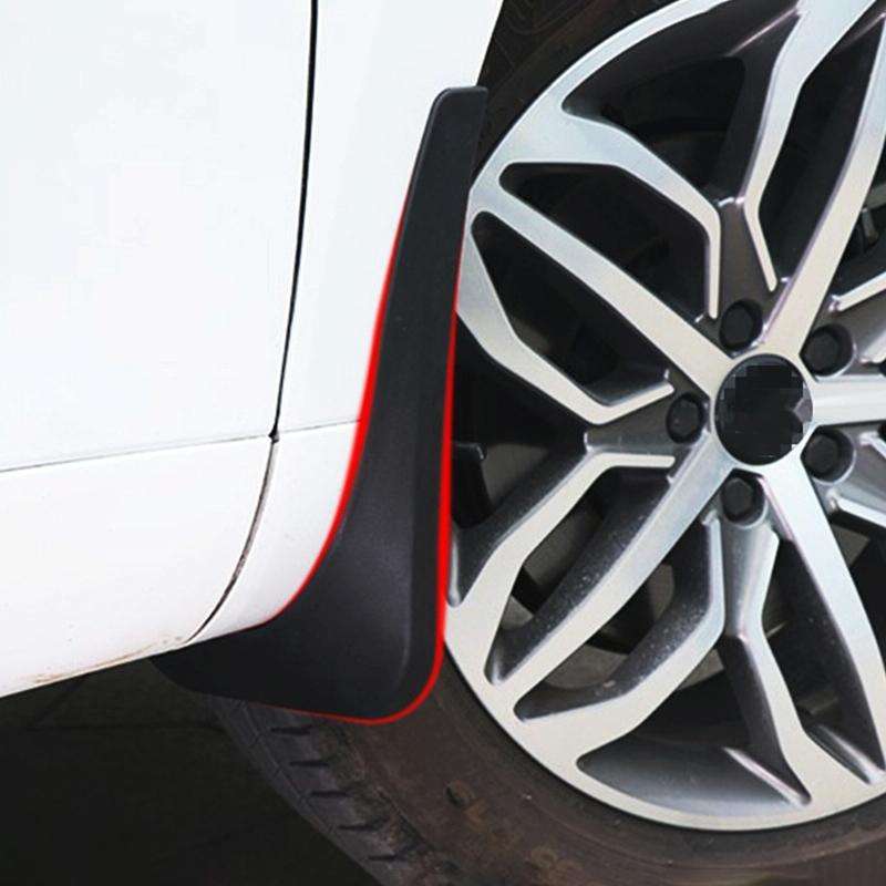 For Volkswagen T-ROC 2023 4pcs/Set Car Auto Soft Plastic Splash Flaps Fender Guard