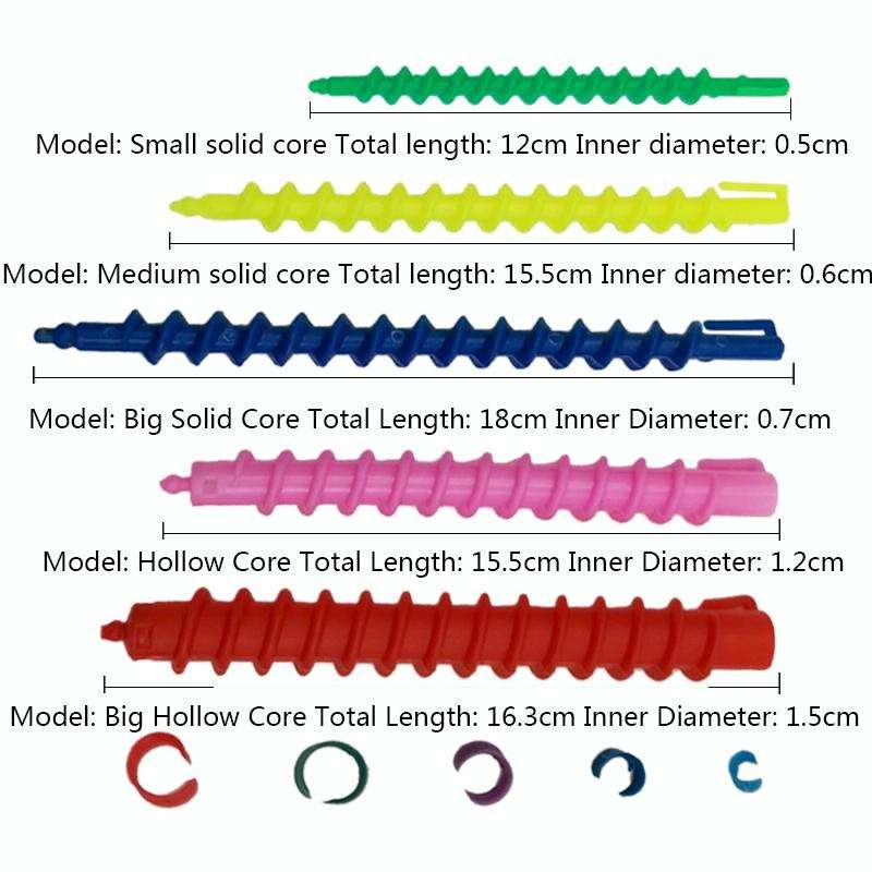 3 Sets Hairdressing Curly Hair Perm Cold Perm Screw Bar Hair Salon Supplies Color Random Delivery...