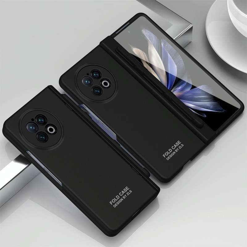 For vivo X Fold2 Extraordinary Series Hinged Folding Full Coverage Phone Case with Pen Slot & Sty...
