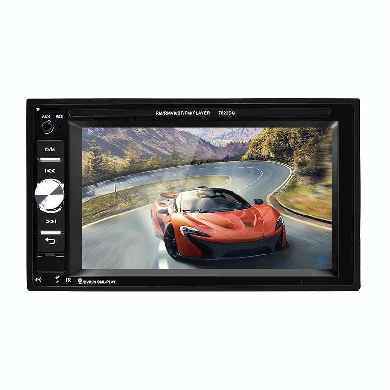 A2115 6.2 inch Car Dual DIN HD MP5 Player Support Bluetooth / FM / Phone Link / TF Card with Remo...