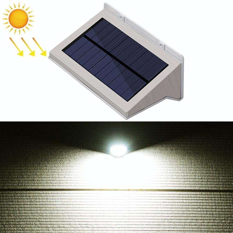 Outdoor Solar Body Sensing LED Lighting Wall Light(Warm White Light)