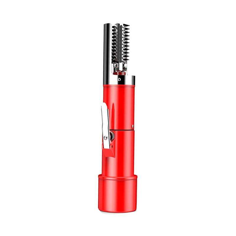 Electric Fish Scale Scraper Household Automatic Wireless Scraping Tool CN Plug Red Single Battery
