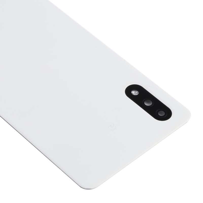 Battery Back Cover with Camera Lens Cover for Sony Xperia Ace II SO-41B(White)