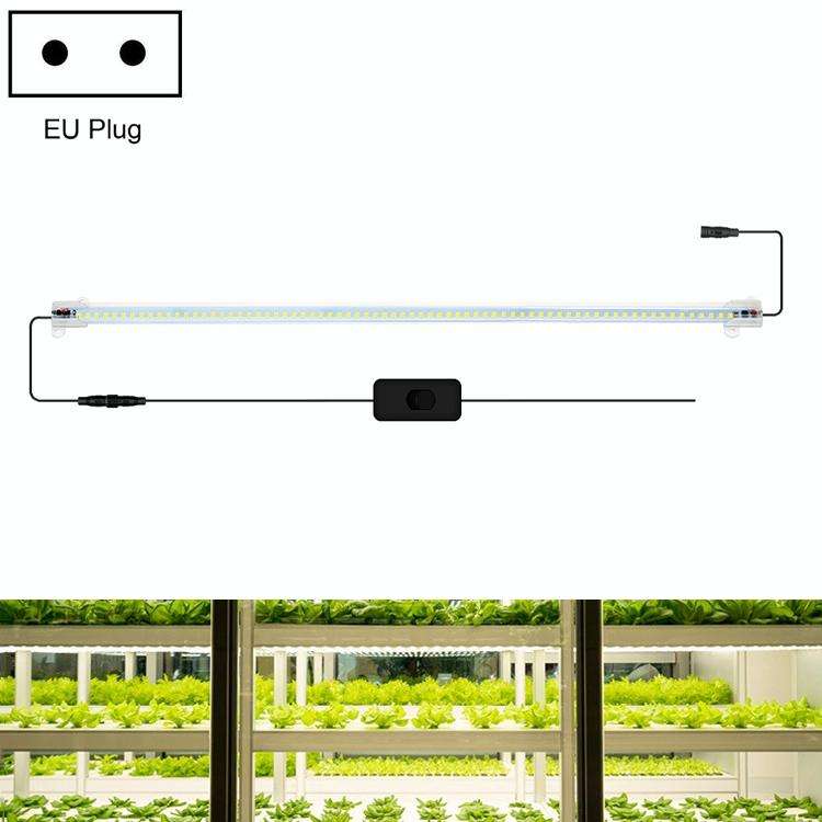 LED Plant Lamp Household Full Spectral Filling Hard Lamp Strip, Style: 50cm 1 Head(Sun Light EU P...