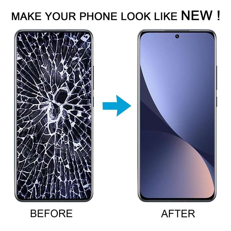 For Xiaomi 12 Original AMOLED Material LCD Screen Digitizer Full Assembly with Frame (Blue)