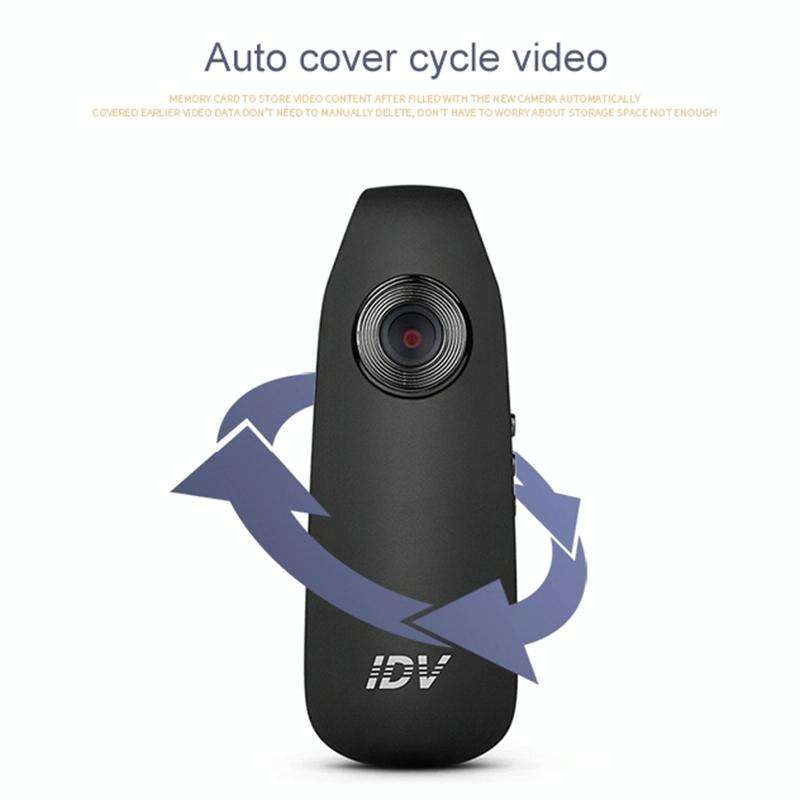 IDV 007 HD 1080P Clip Design Law Enforcement Recorder Portable Mini Monitoring Recorder, Support ...