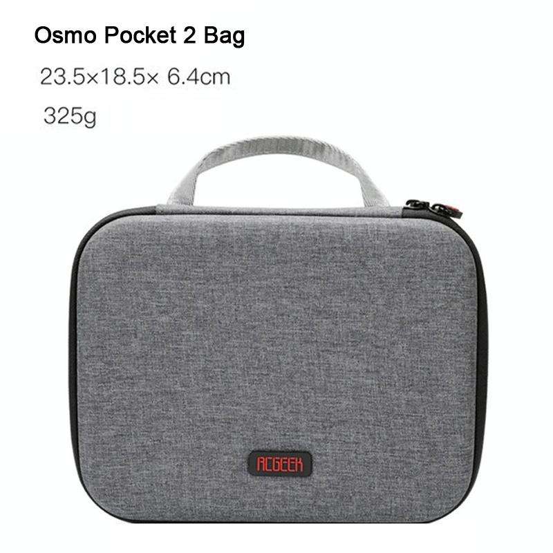 For DJI Osmo Pocket 2 RCSTQ Head Accessory Storage Bag