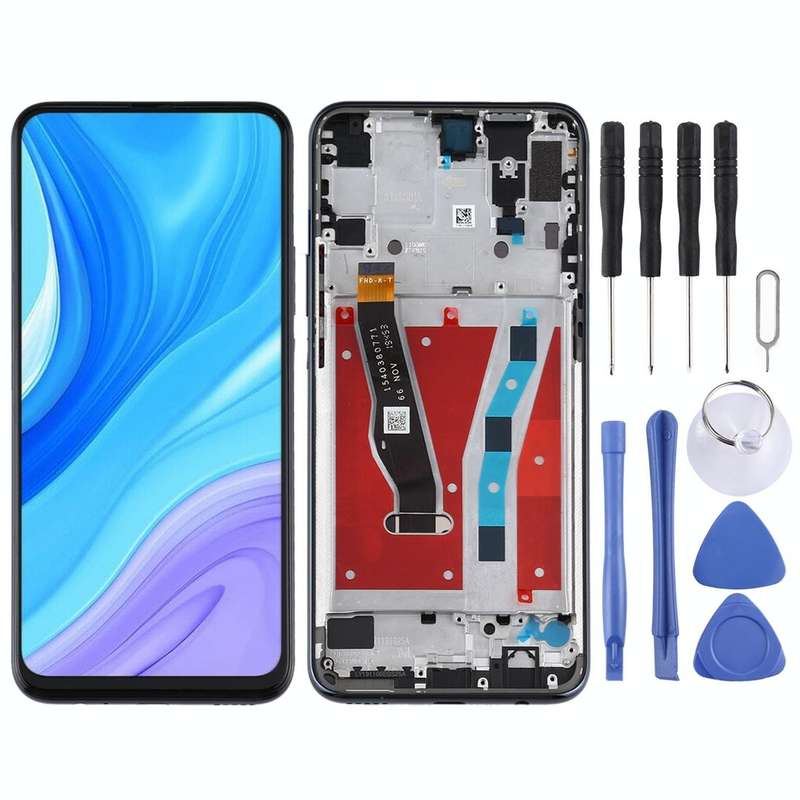 OEM LCD Screen for Huawei Enjoy 10 Plus Digitizer Full Assembly with Frame(Black)