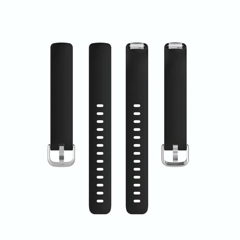 For Fitbit Inspire 2 TPE Watch Band, Size:S(Black)