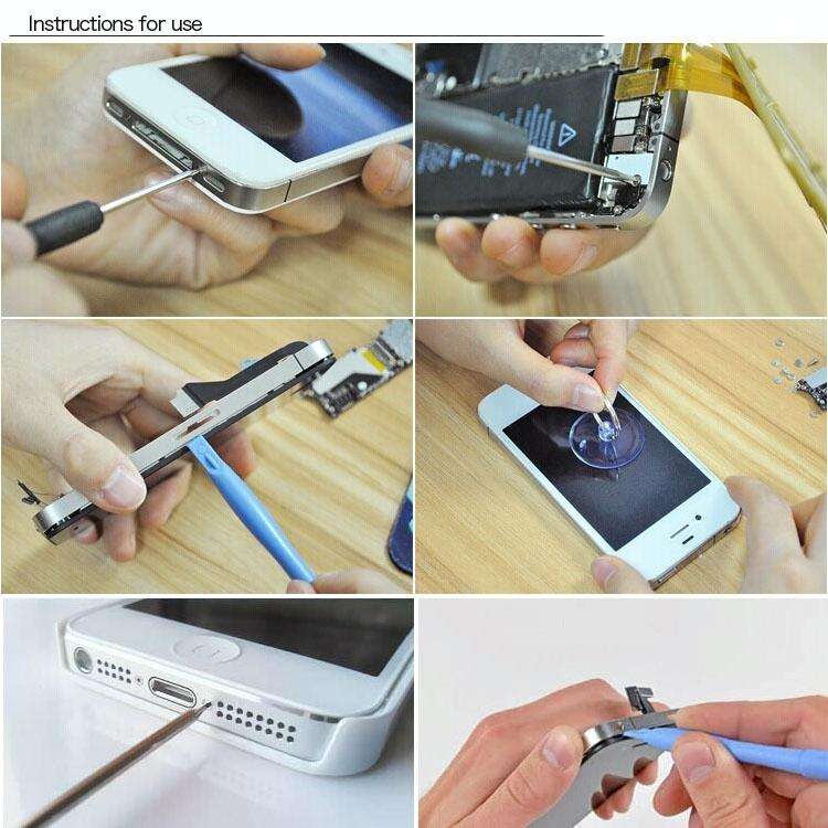 10 in 1 Professional Mobile Phone / Tablet PC Disassembly Rods Repairing Tools Set