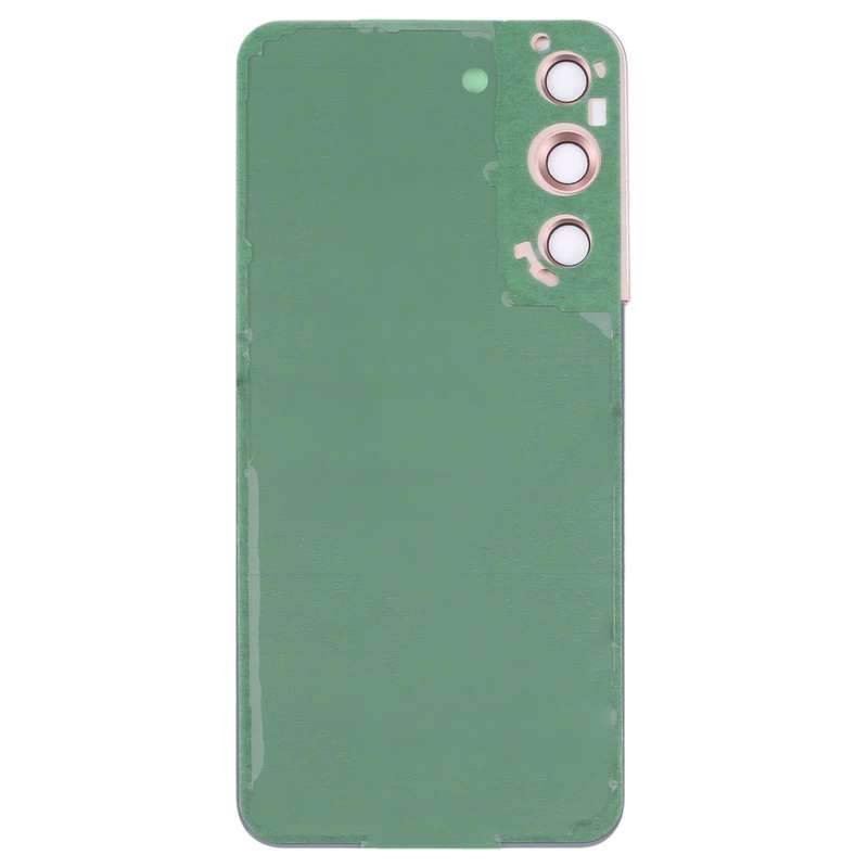 For Samsung Galaxy S22 5G SM-S901B Battery Back Cover with Camera Lens Cover (Pink)