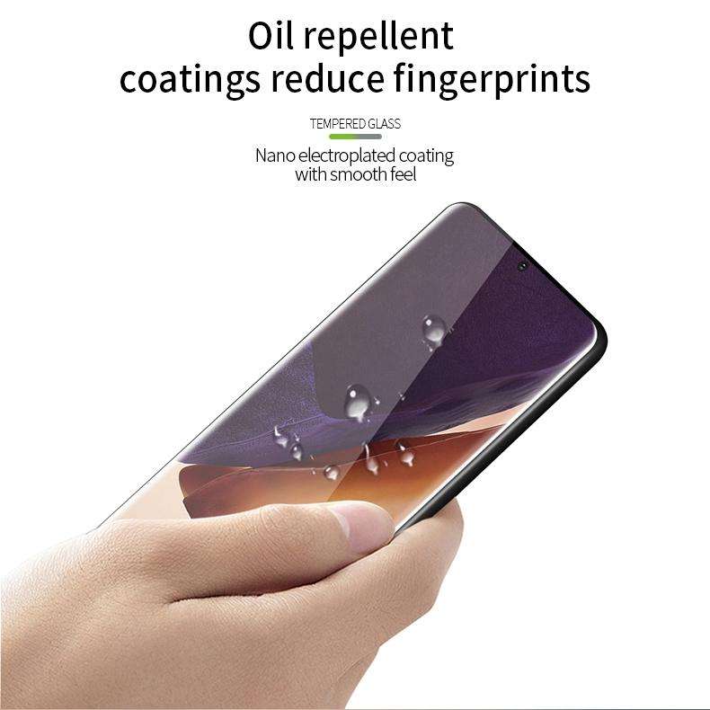 For Samsung Galaxy Note20 Ultra PINWUYO 9H 3D Hot Bending Tempered Glass FilmUltrasonic fingerpri...