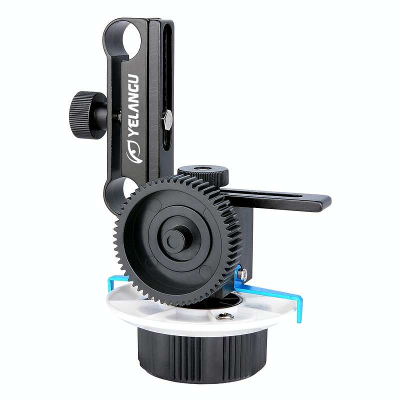 YELANGU F0 Camera Follow Focus with Gear Ring Belt for Canon / Nikon / Video Cameras / DSLR Camer...