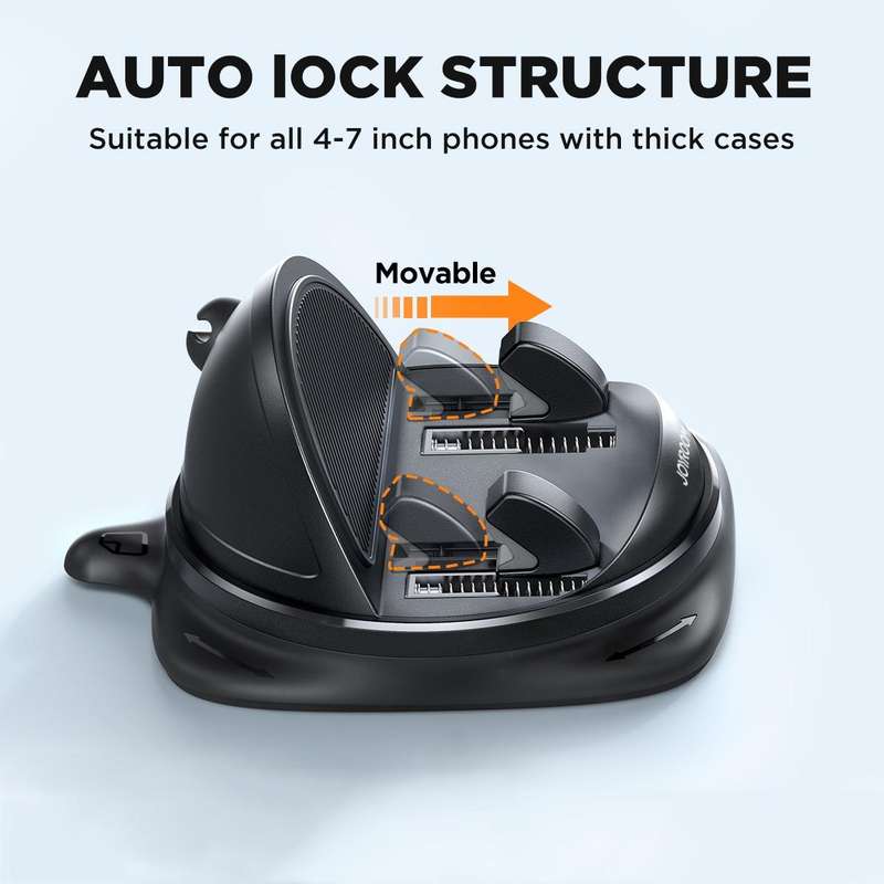 JOYROOM JR-ZS354 360 Degrees Rotatable Dashboard Car Phone Holder(Black)