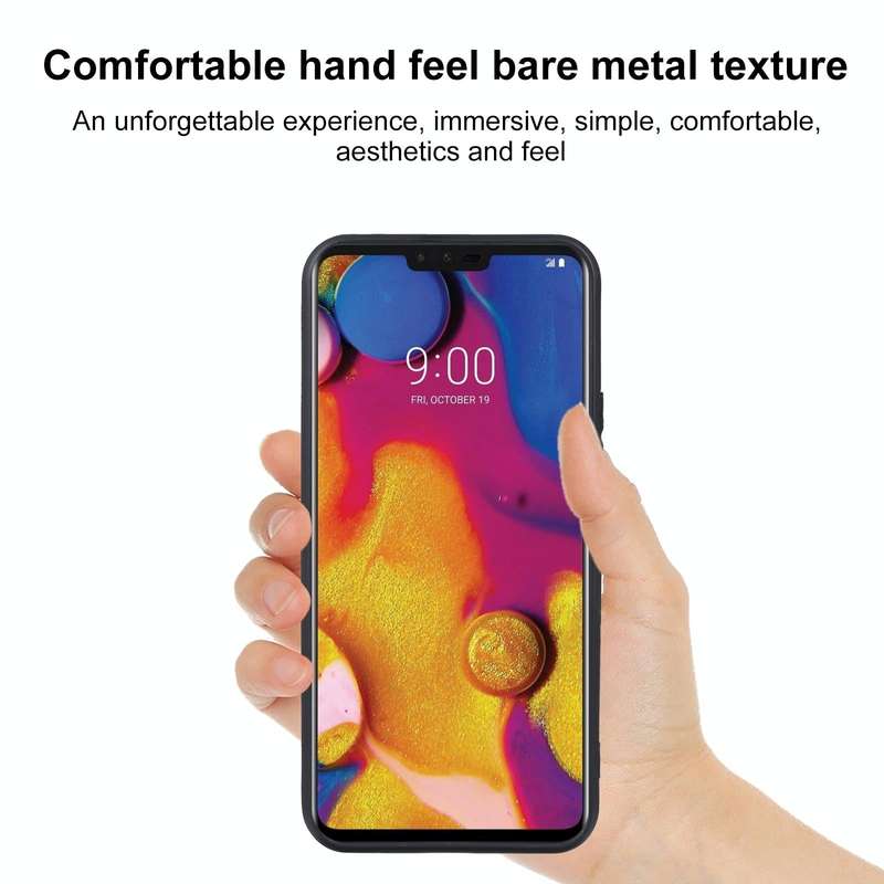For LG V40 ThinQ TPU Phone Case(Black)