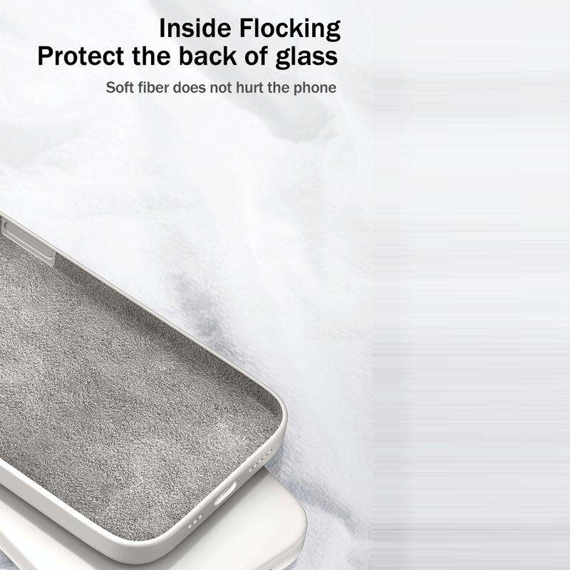 For Samsung Galaxy S20 FE Solid Color Imitation Liquid Silicone Straight Edge Dropproof Full Cove...