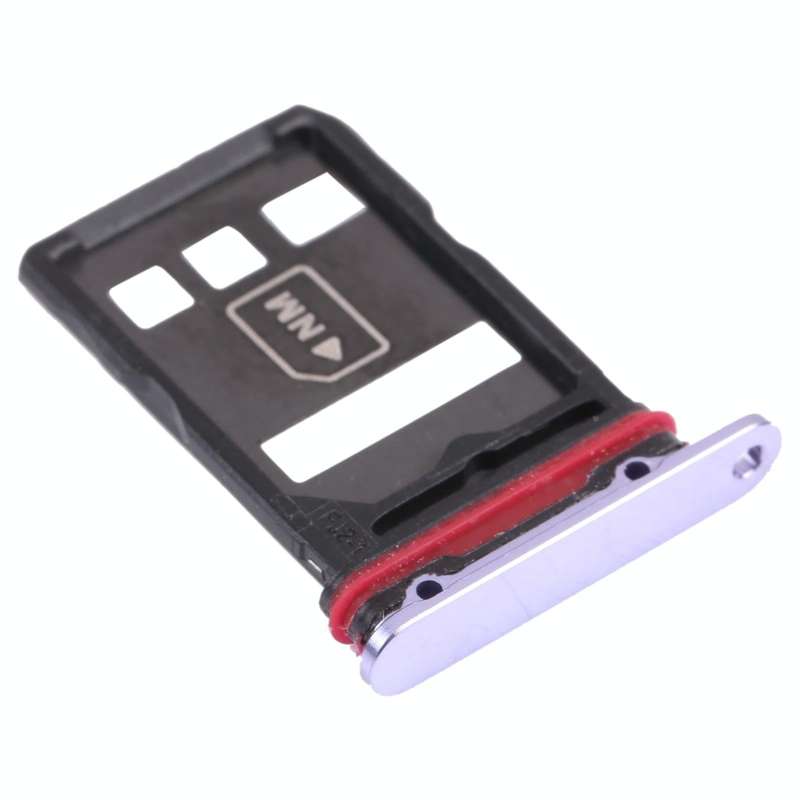 SIM Card Tray + NM Card Tray for Huawei Mate 30E Pro 5G (Purple)