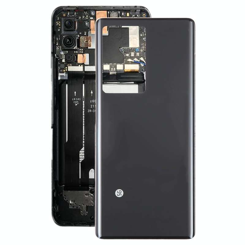 For ZTE Axon 40 Pro Battery Back Cover(Jet Black)