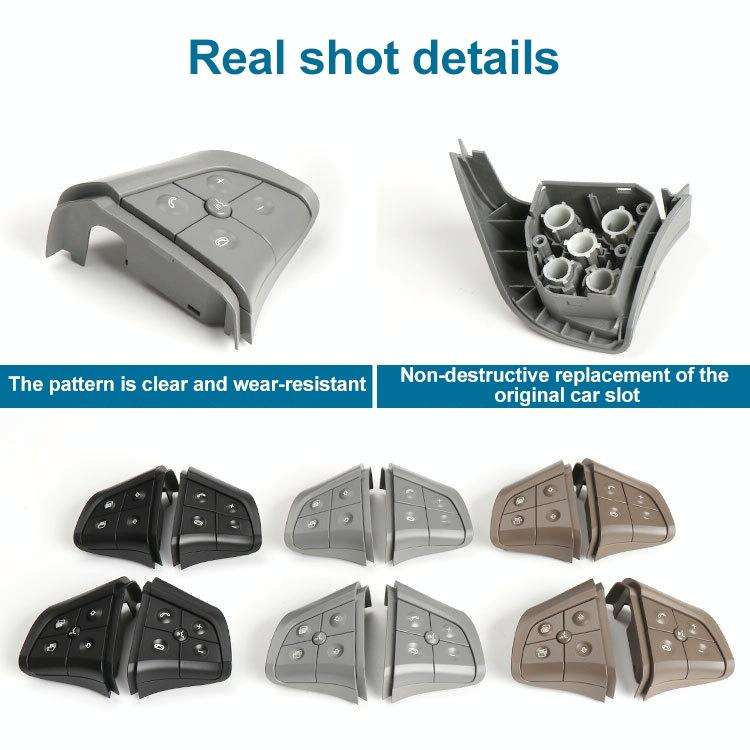 Car Left Side 5-button Steering Wheel Switch Buttons Panel 1648200010 for Mercedes-Benz W164, Lef...