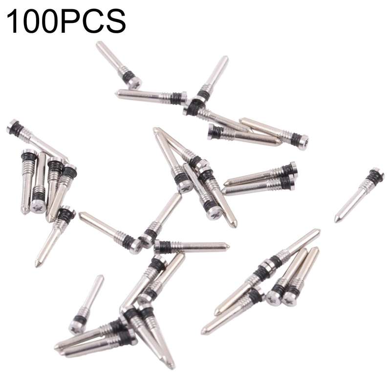 100 PCS Charging Port Screws for iPhone 13 mini (Silver)