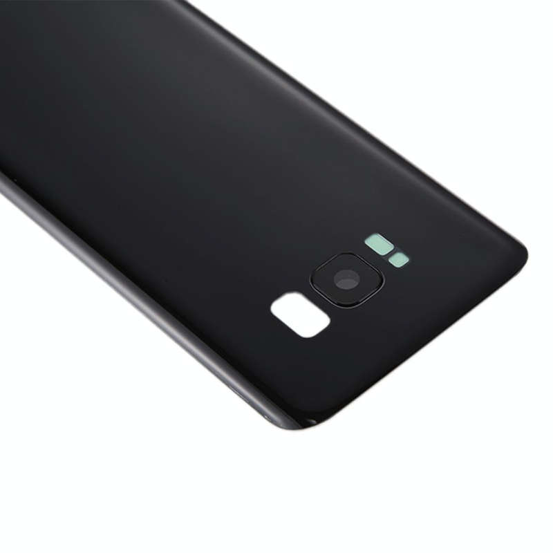 For Galaxy S8+ / G955 Battery Back Cover with Camera Lens Cover & Adhesive (Black)