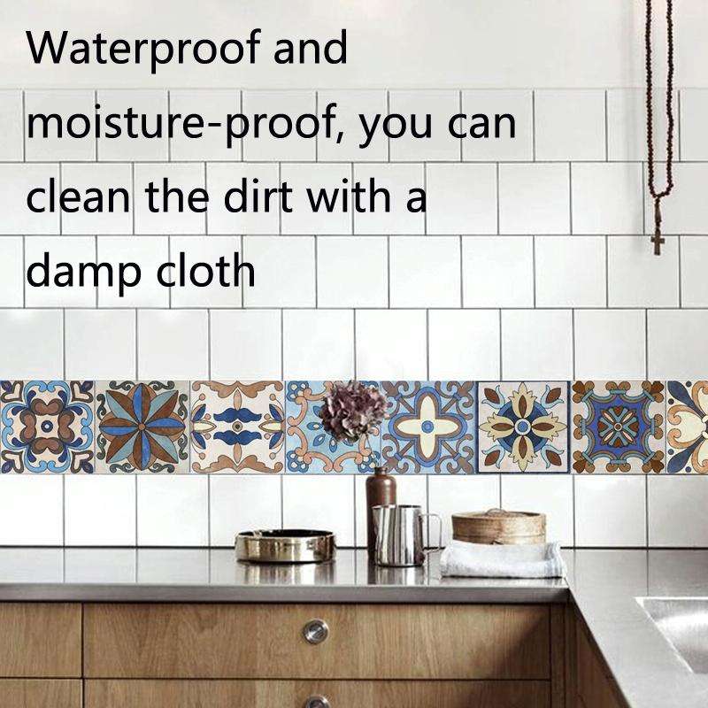 Thickened 3D Self-Adhesive Wall Tile Sticker Kitchen Oil-Proof PVC Sticker(002)