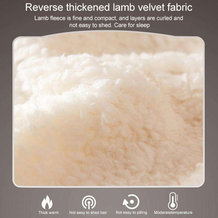 Winter Sofa Blanket Double Thick Cashmere Coral Fleece Ofice Nap Blanket, Size:2x2.3m(Camel)