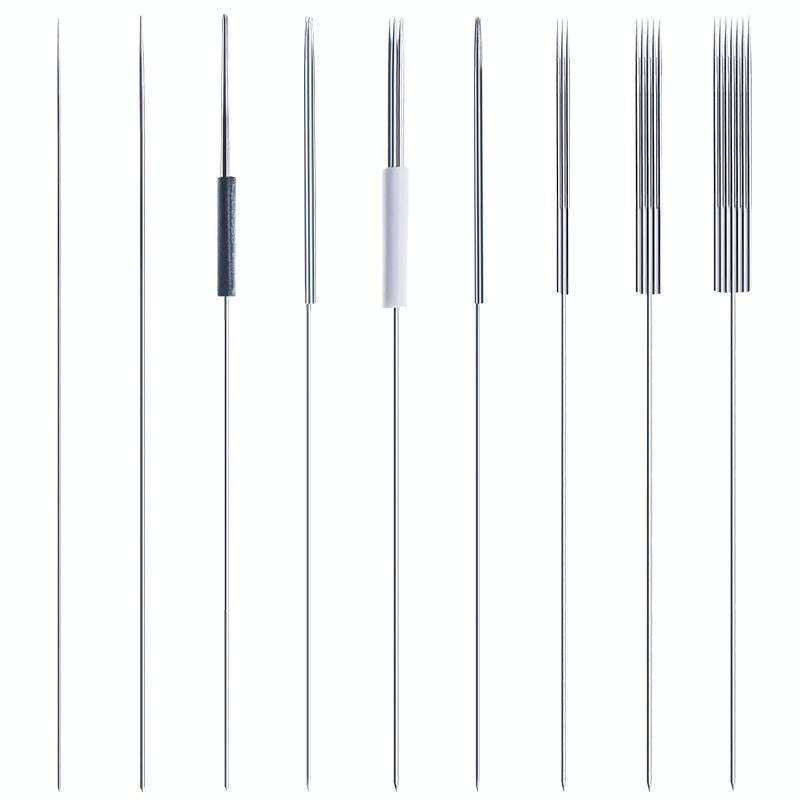 100pcs Blunt 1R 0.35 x 50mm Disposable Tattoo Needles Agujas Microblading Permanent Makeup Machin...